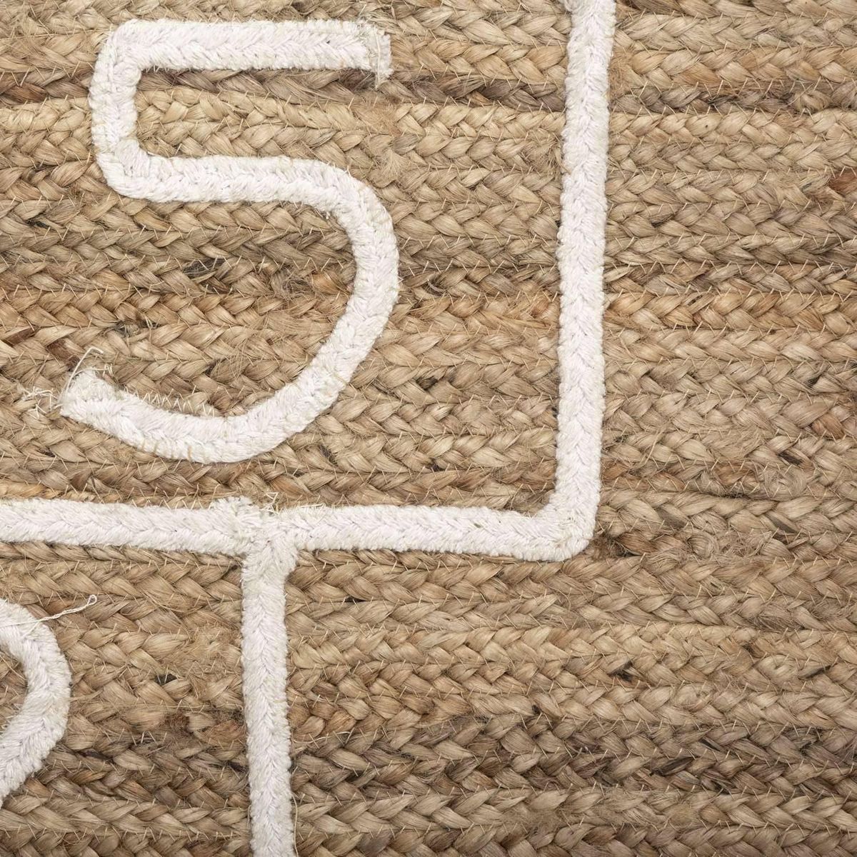 Atmosphera Kids Tapis enfant rectangulaire Marelle - 80 x 150 cm - Jute