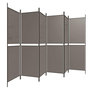 Voir la diapositive 4 : VIDAXL Cloison de separation 6 panneaux Anthracite 300x200 cm Tissu