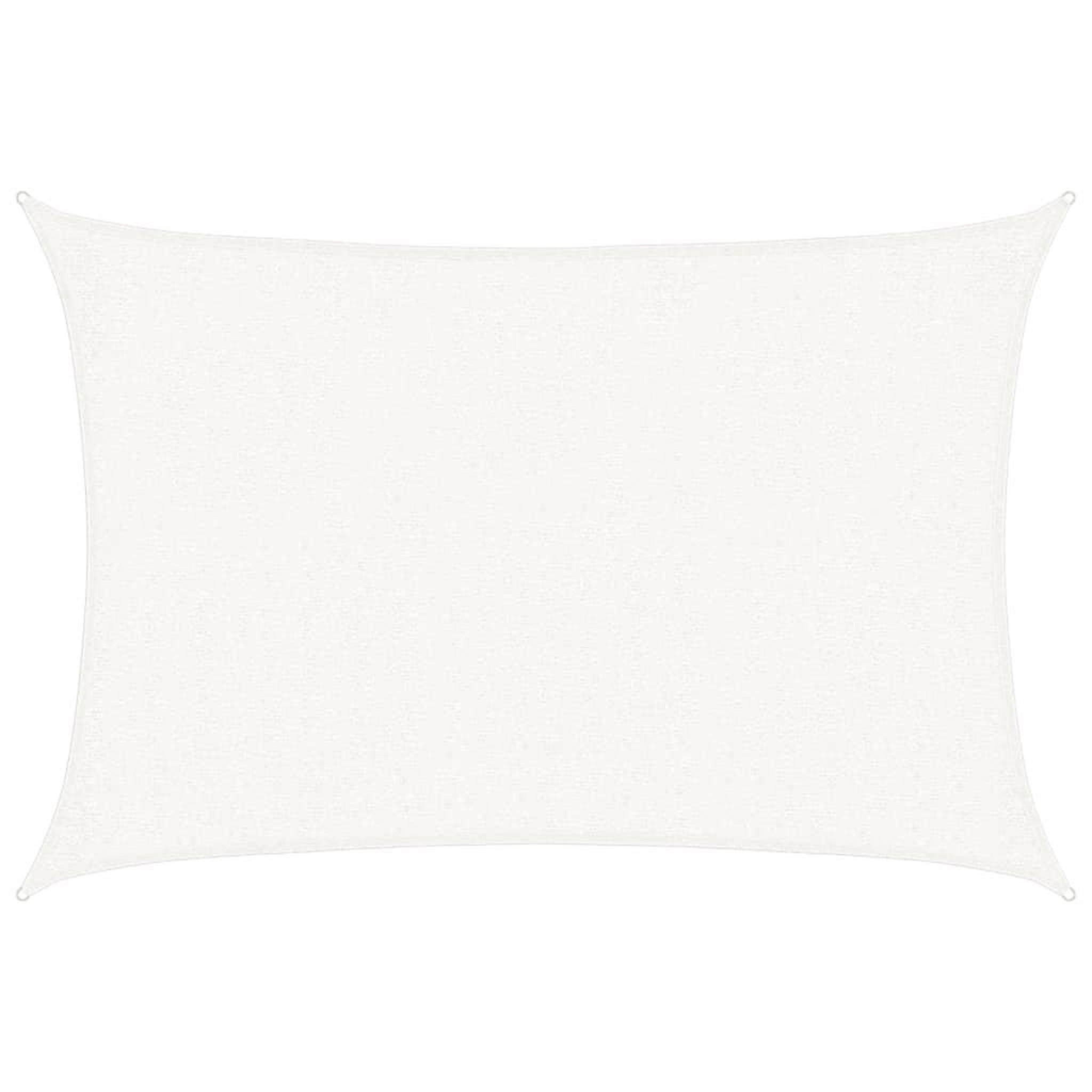 Voir la diapositive 2 : VIDAXL Voile d'ombrage 160 g/m^2 Blanc 2x3 m PEHD