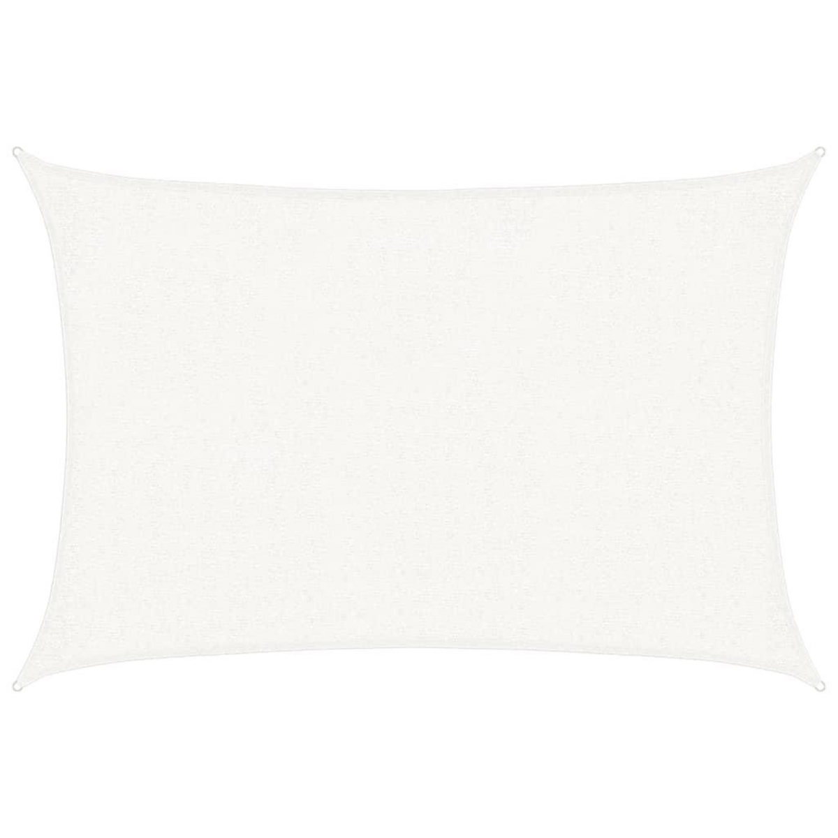 VIDAXL Voile d'ombrage 160 g/m^2 Blanc 2x3 m PEHD