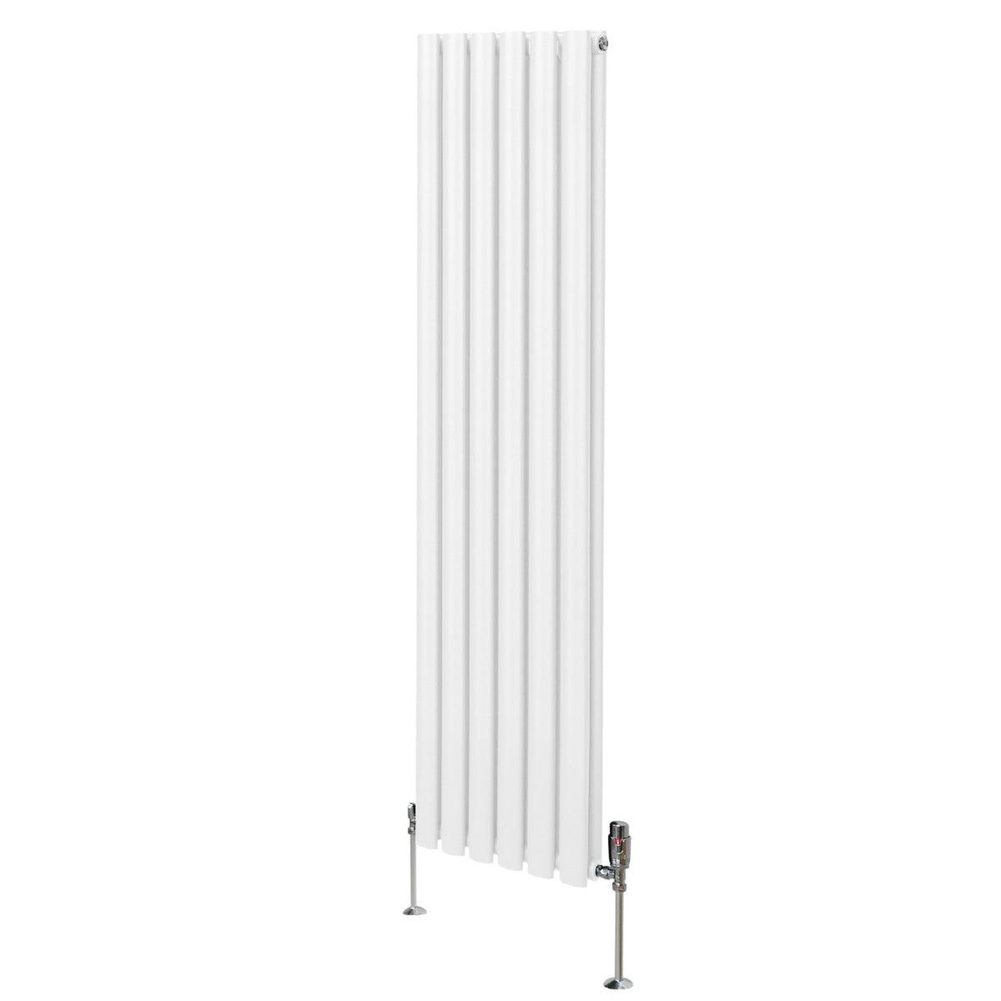 Voir la diapositive 1 : MONSTERSHOP Radiateur à colonnes ovales & robinet, 2 panneaux - 1600 x 360 mm
