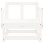 Voir la diapositive 4 : VIDAXL Chaises de jardin lot de 2 blanc bois massif de pin