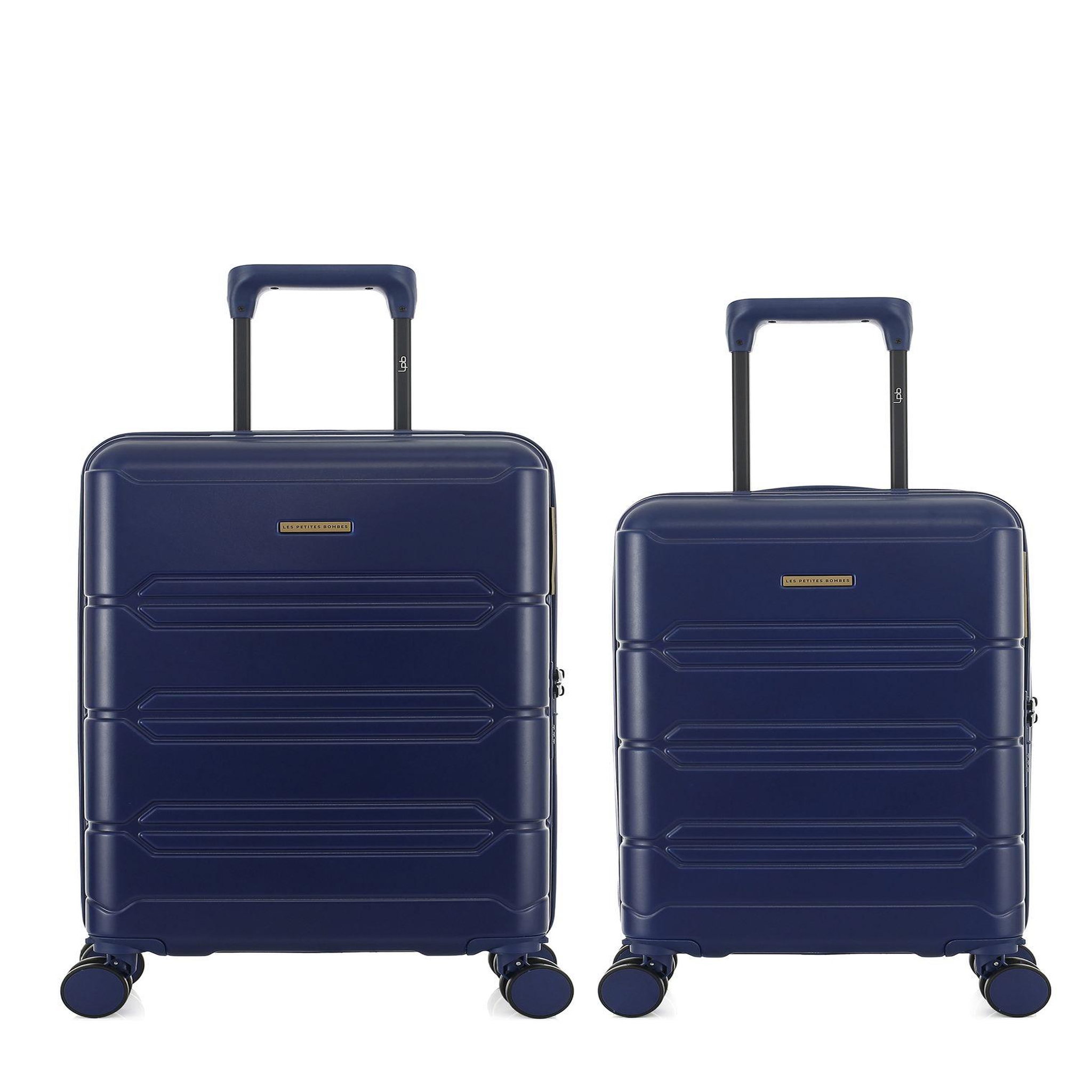 LES P'TITES BOMBES LPB Lot de 2 Valises Rigides Cabine et Cabine XS LYNDA