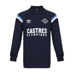 UMBRO Polo Manches Longues  Homme Umbro Fan. Coloris disponibles : Bleu