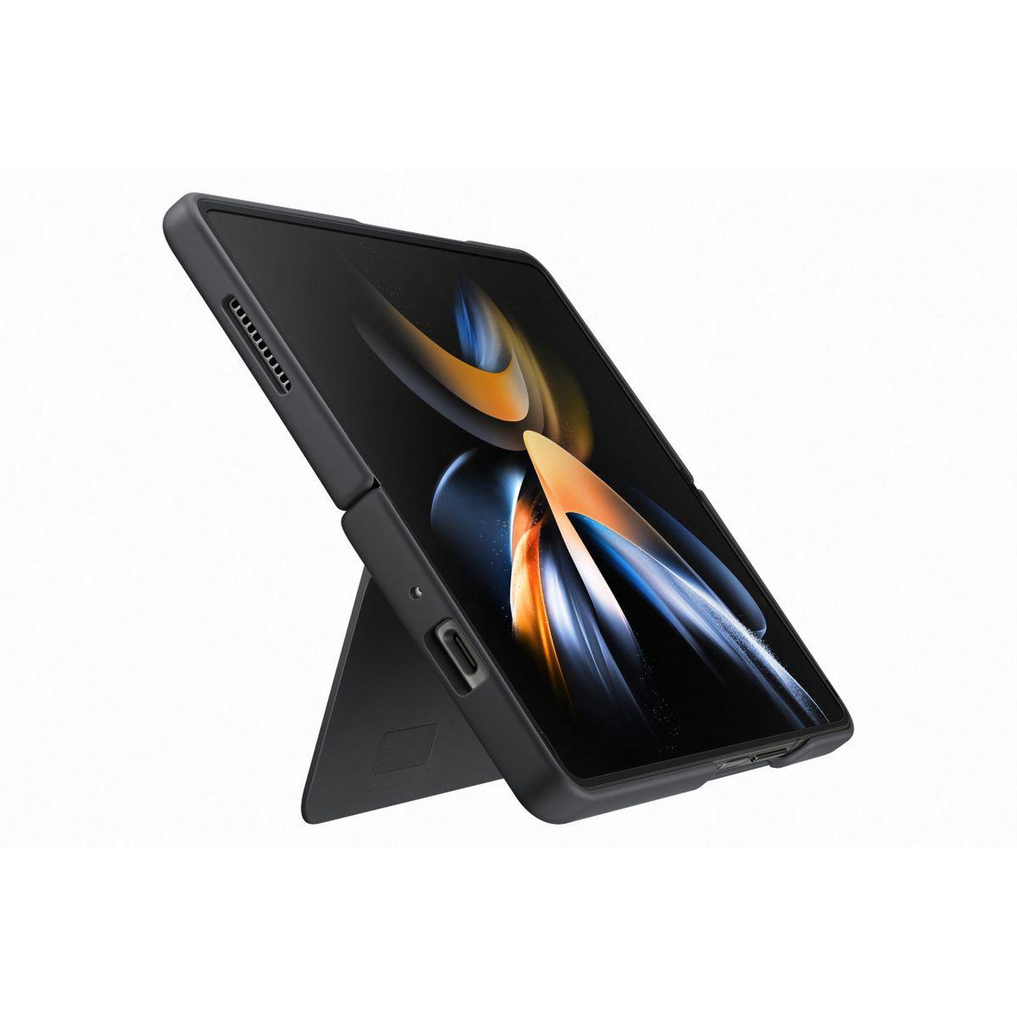 Voir la diapositive 2 : Samsung Coque Z Fold 4 fine rabat noir