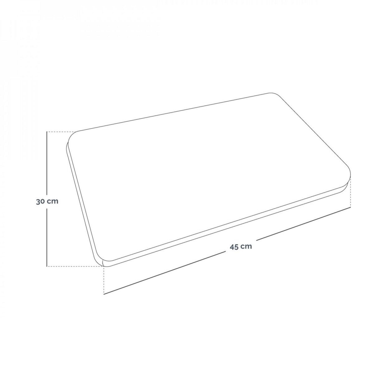 VIVEZEN Bouillotte, coussin chauffant 45 x 30 cm pour le dos ou autres parties du corps - Cosy - Beige