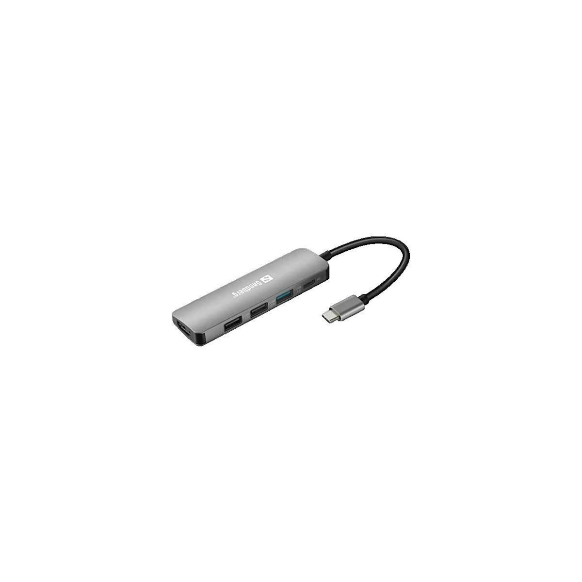 Sandberg Station d'accueil Sandberg USB-C Mini Dock connectivité