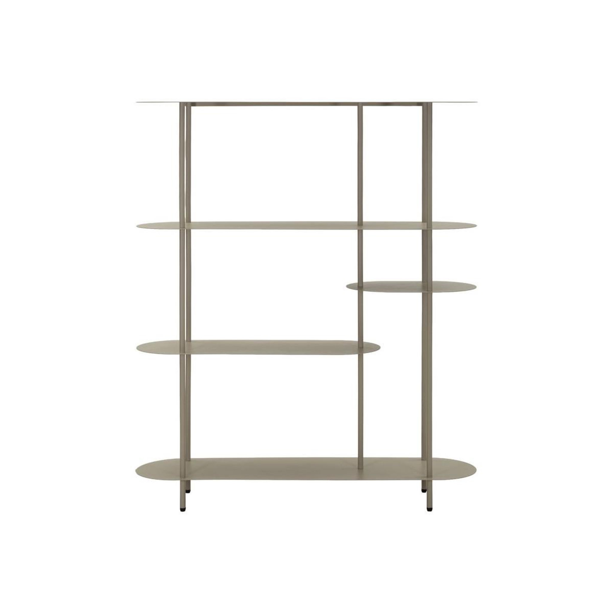 Voir la diapositive 2 : Paris Prix Étagère design 5 niveaux  saturn  139cm taupe