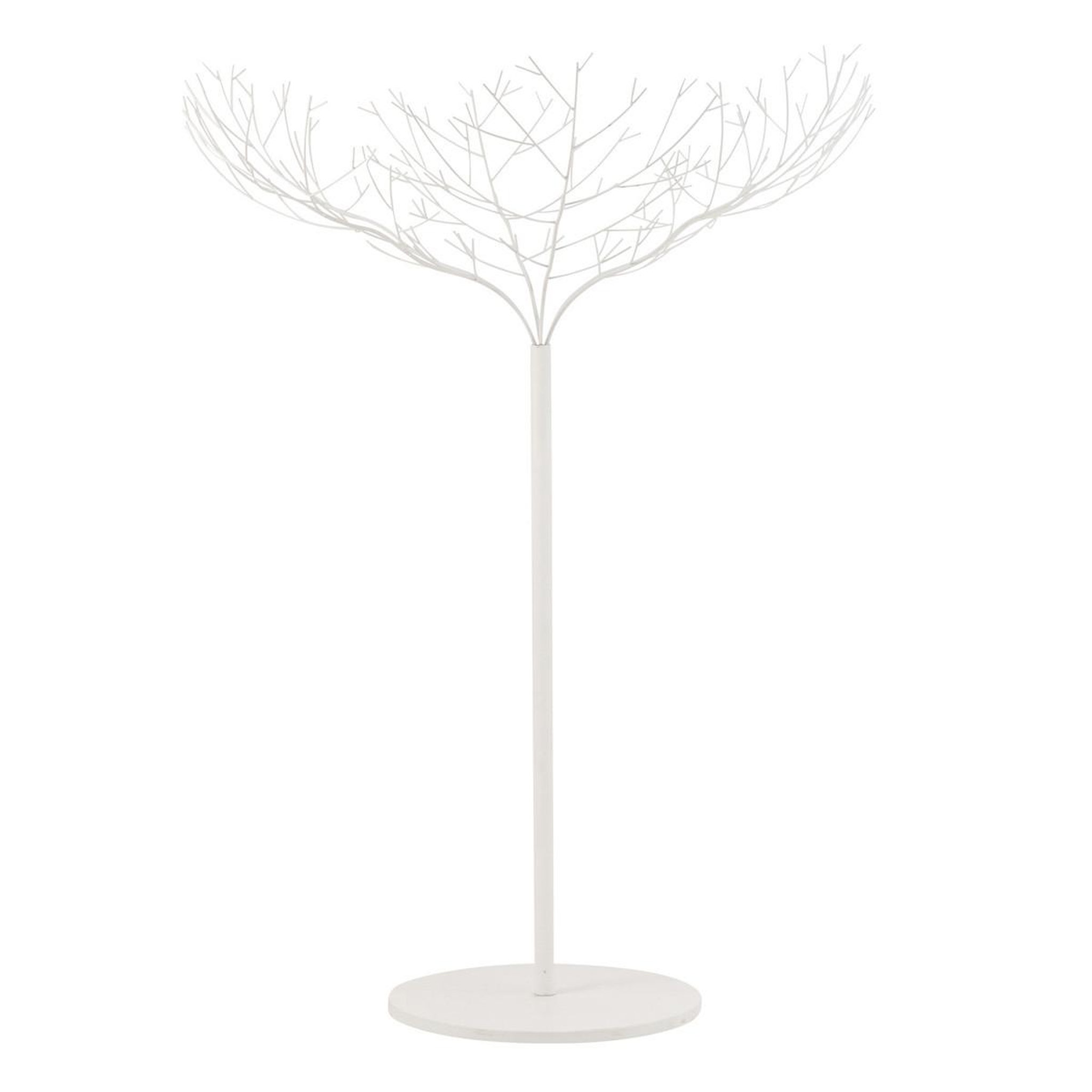 J-LINE Arbre déco en métal  maynard  180cm blanc