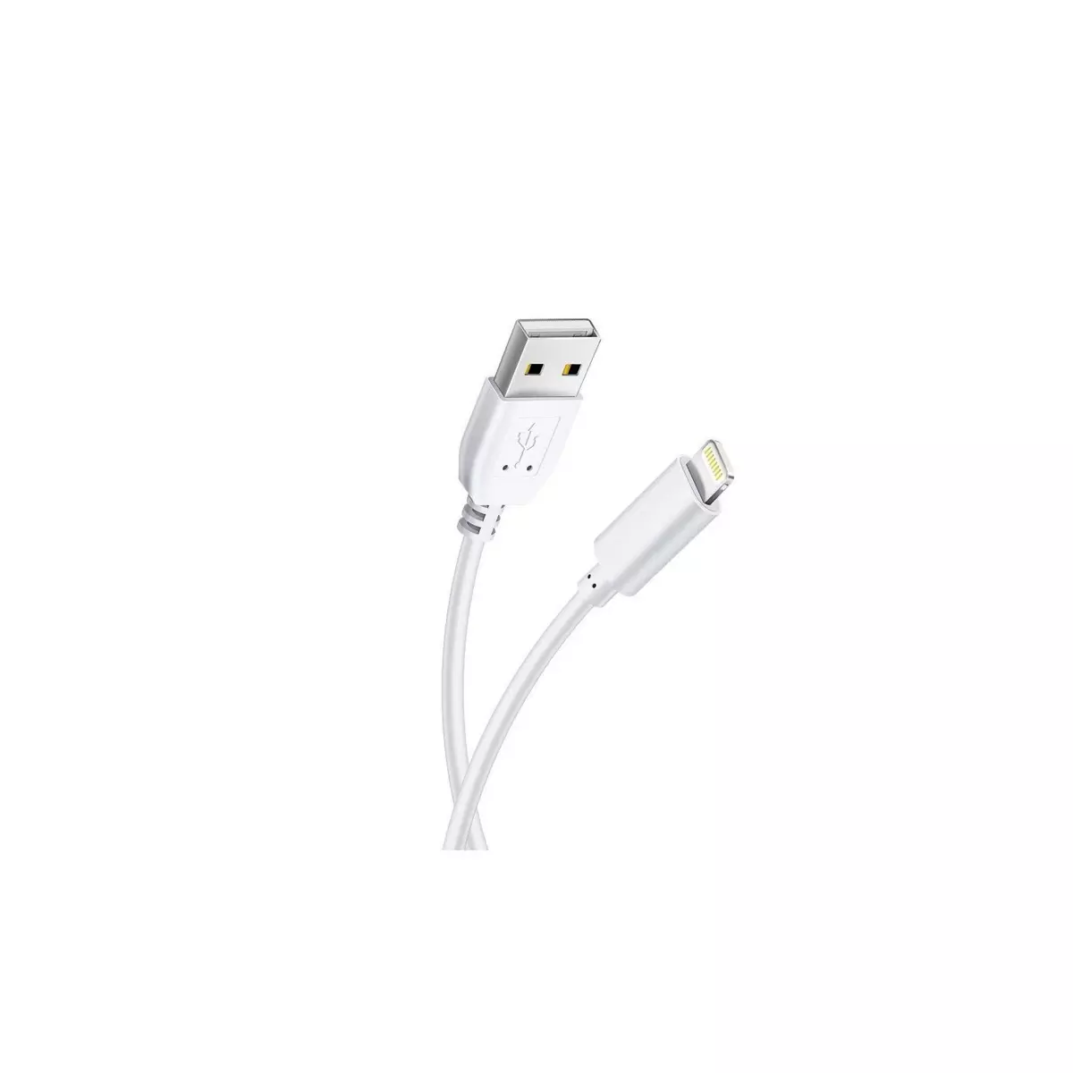 Câble 1.2 mètre blanc prise Usb - Lightning iPhone 5/ 6/ 7/ 8/ X/ 11