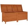 Voir la diapositive 3 : VIDAXL Boîte de rangement de jardin marron bois massif de sapin