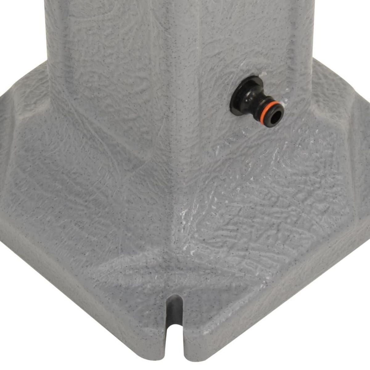 VIDAXL Reservoir de jardin avec robinet Gris clair Aspect de pierre