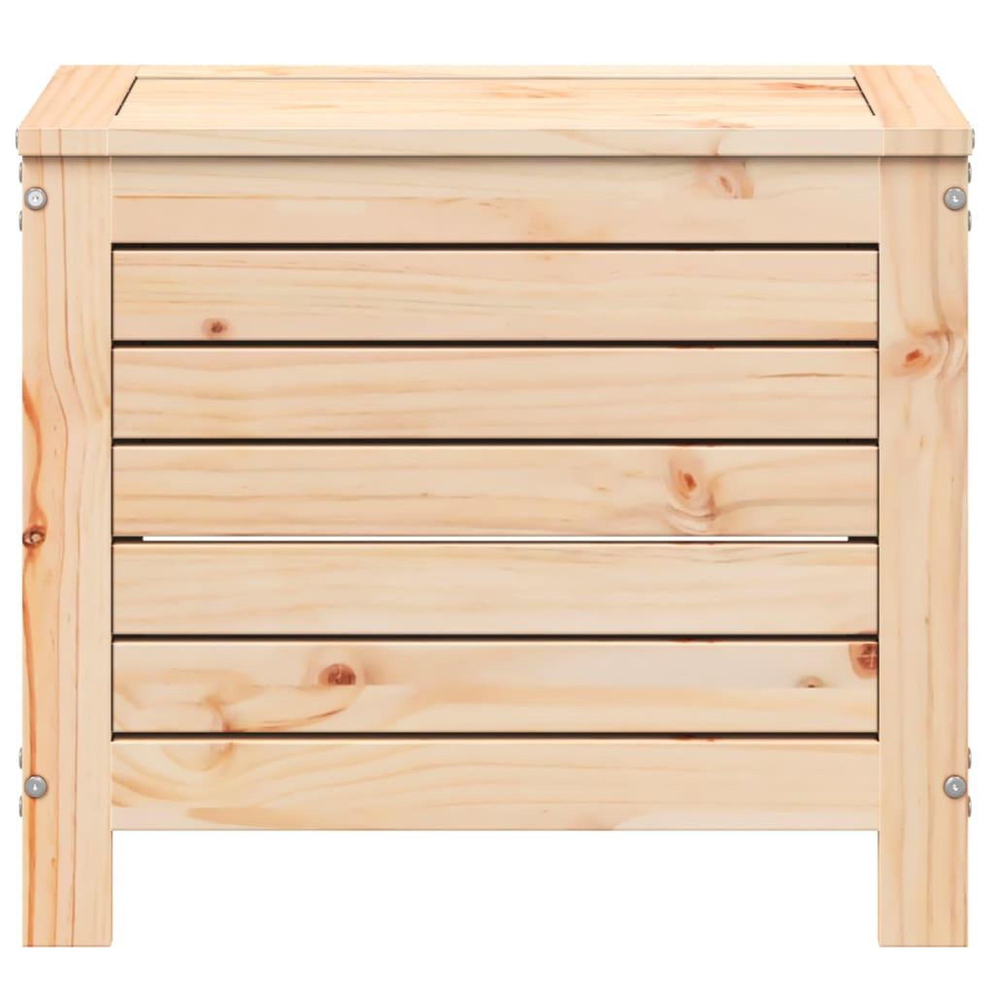 Voir la diapositive 4 : VIDAXL Repose-pied de jardin 62x31,5x52 cm bois de pin massif