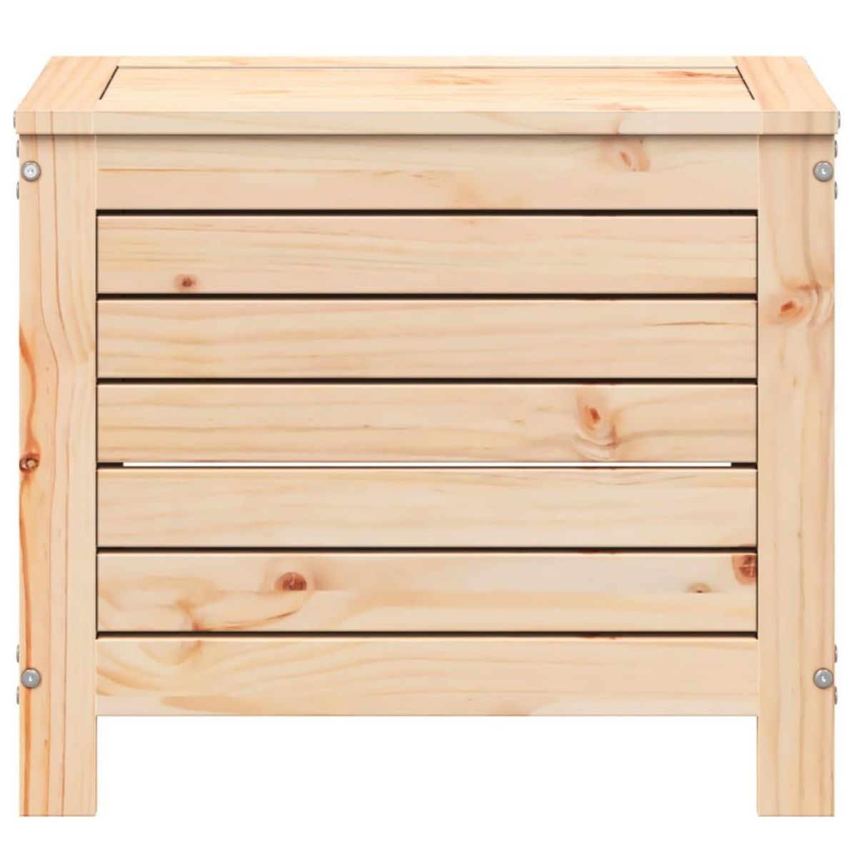 VIDAXL Repose-pied de jardin 62x31,5x52 cm bois de pin massif