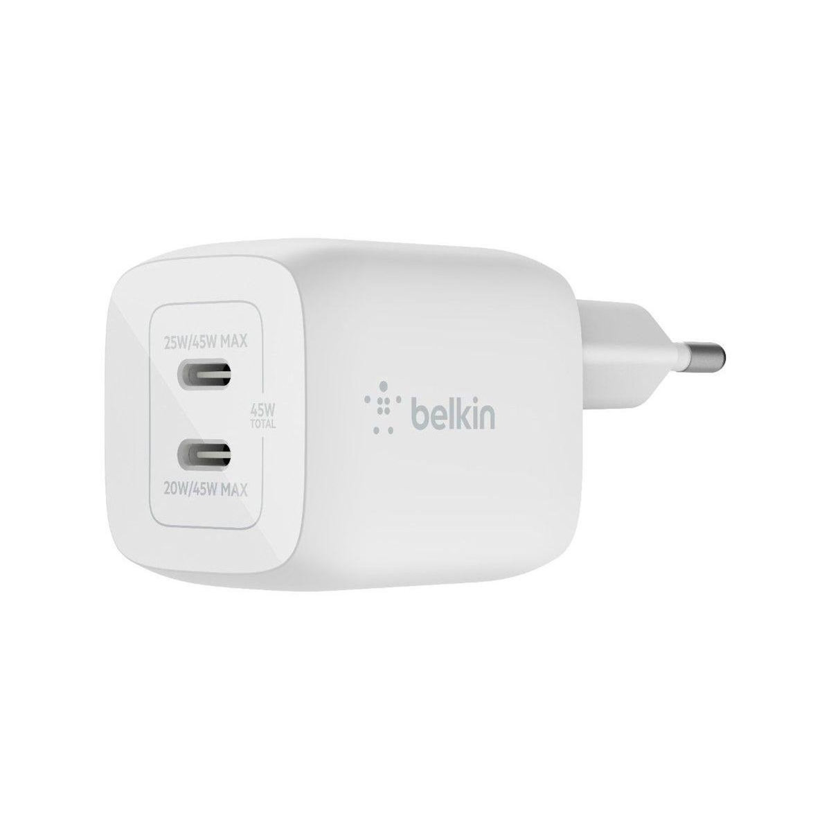 Belkin Chargeur USB-C 45W Blanc