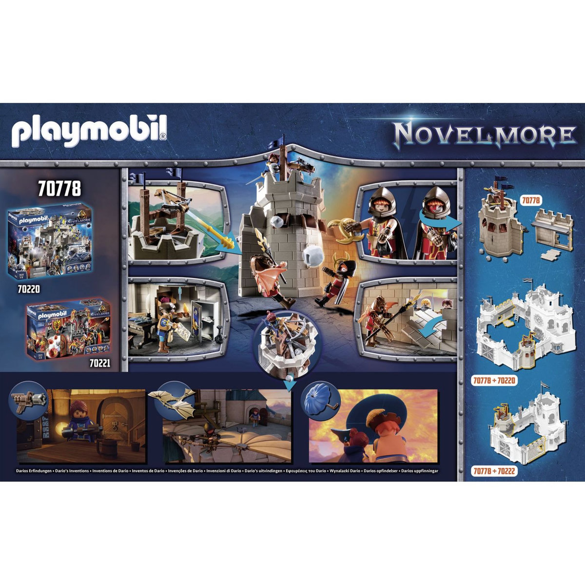 PLAYMOBIL 70778 - Novelmore - Calendrier de l'Avent chevaliers 