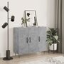 Voir la diapositive 1 : VIDAXL Buffet gris beton 90x34x80 cm bois d'ingenierie