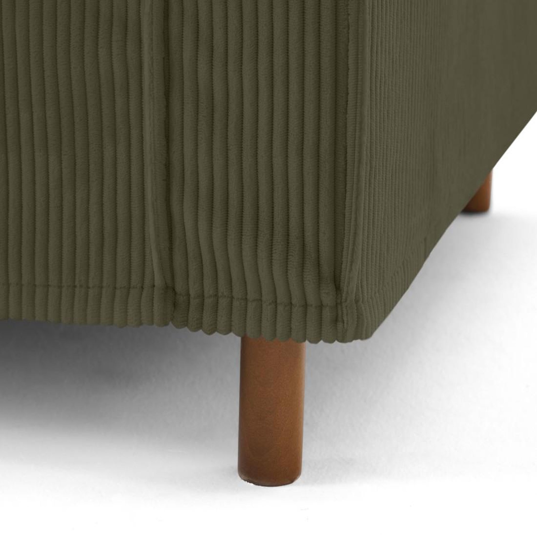 Voir la diapositive 2 : LISA DESIGN Jake - canapé déhoussable d'angle gauche 5 places en velours côtelé