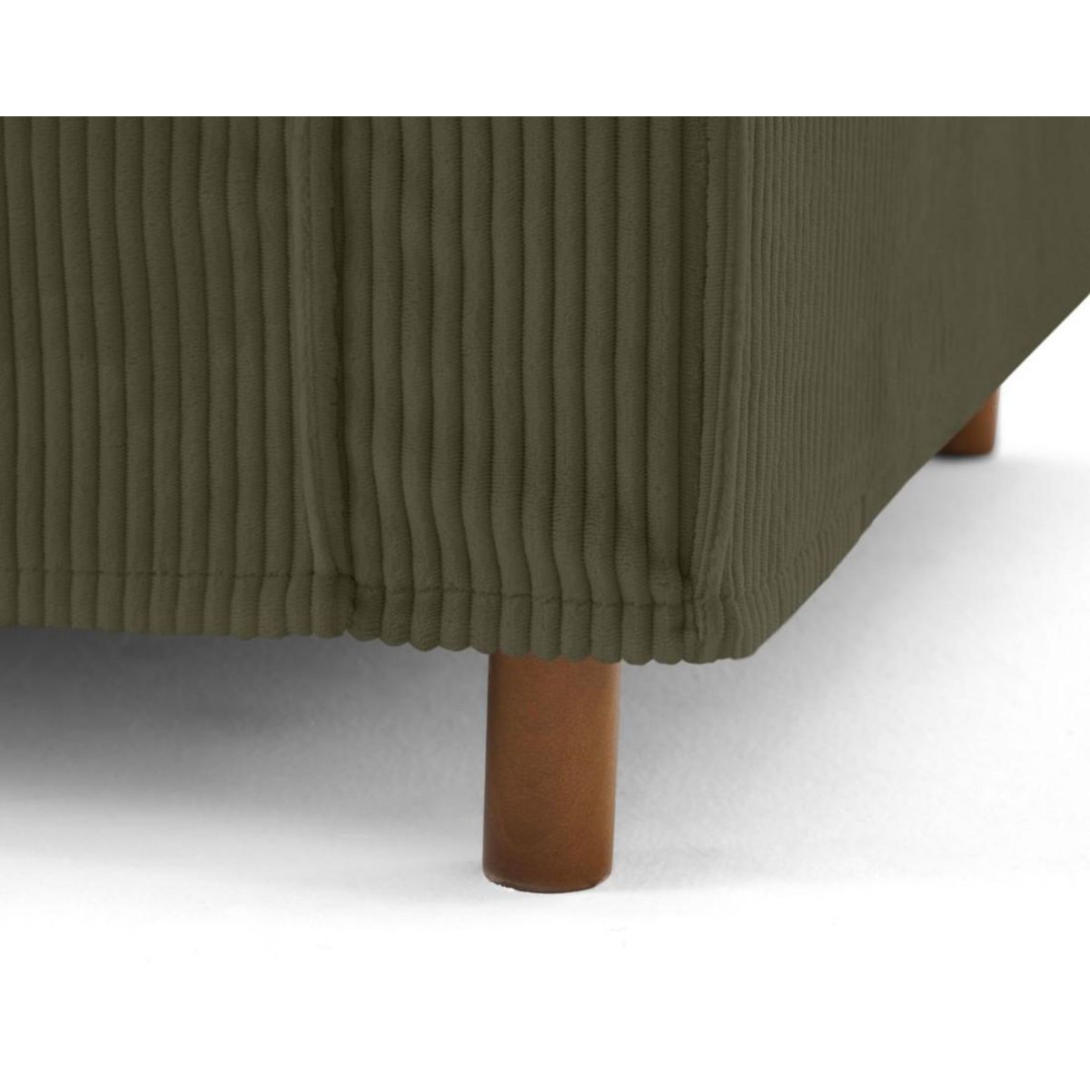 LISA DESIGN Jake - canapé déhoussable d'angle gauche 5 places en velours côtelé