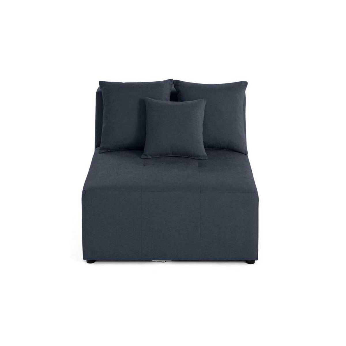 LISA DESIGN Amalfi - module d'assise sans accoudoirs - 1 place - en tissu