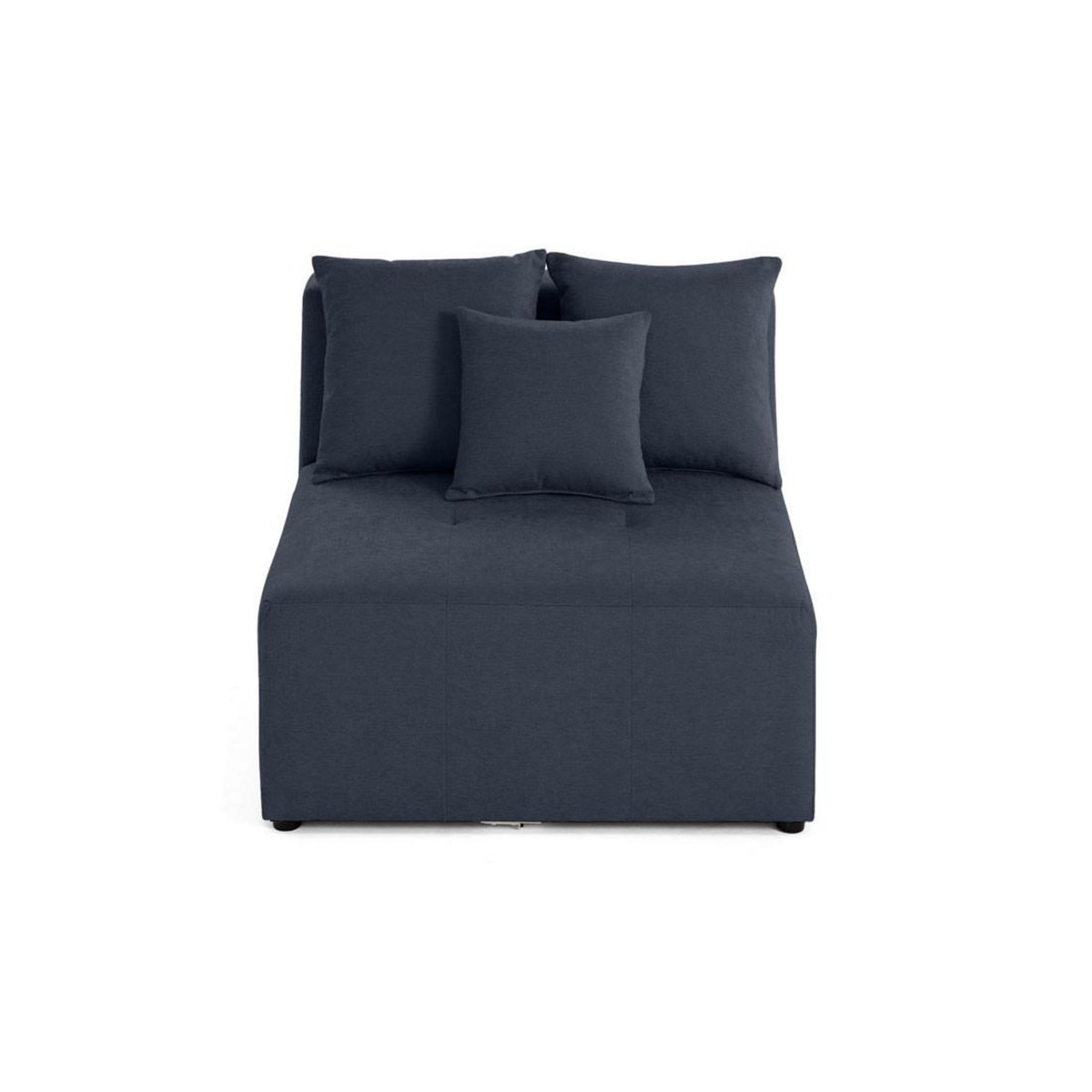 LISA DESIGN Amalfi - module d'assise sans accoudoirs - 1 place - en tissu