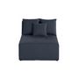 Voir la diapositive 6 : LISA DESIGN Amalfi - module d'assise sans accoudoirs - 1 place - en tissu