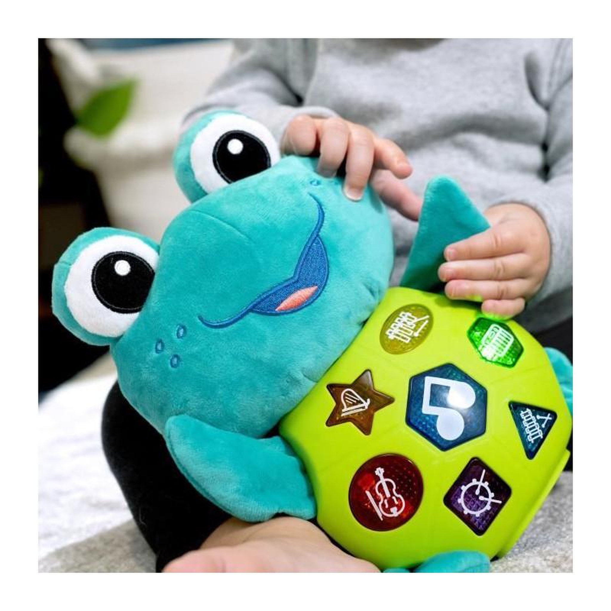Voir la diapositive 4 : BABY EINSTEIN BABY EINSTEIN Jouet musical Ocean Explorers, peluche toute douce, 50 mélodies en 3 langues, lumieres, 3 modes de jeu, Neptune