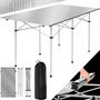 Voir la diapositive 1 : tectake Table de camping pliable gris