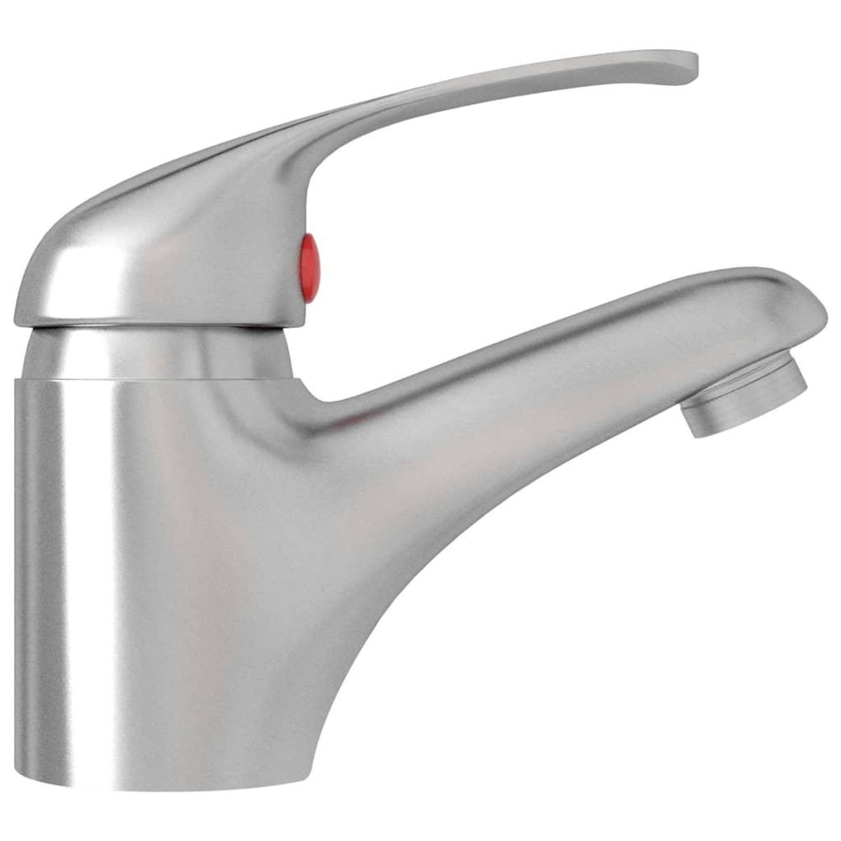 VIDAXL Mitigeur de lavabo Argente 13x10 cm
