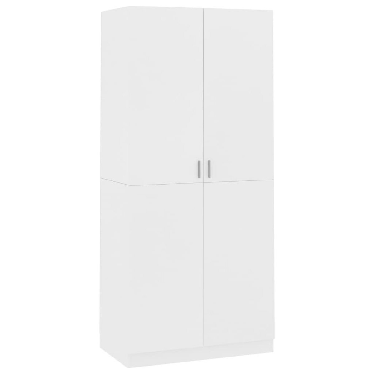 VIDAXL Garde-robe Blanc 90x52x200 cm Bois d'ingenierie