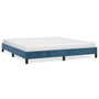 Voir la diapositive 2 : VIDAXL Cadre de lit sans matelas bleu fonce 180x200 cm velours
