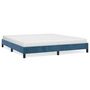 Voir la diapositive 2 : VIDAXL Cadre de lit sans matelas bleu fonce 180x200 cm velours