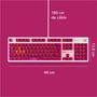 Voir la diapositive 5 : SKILLKORP Clavier gamer K5 MAGENTA Access