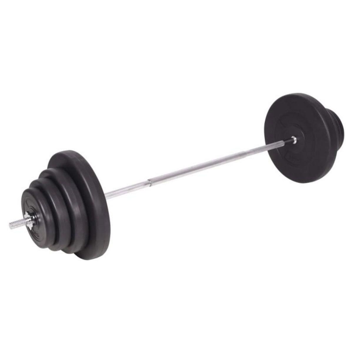 VIDAXL Ensemble d haltères et barres d haltères 120 kg