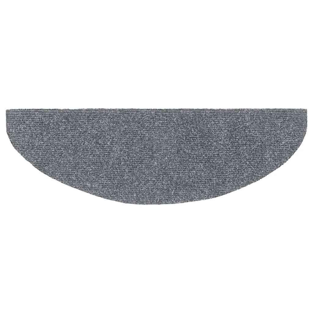 VIDAXL Tapis d'escalier auto-adhesifs 30 pcs gris clair 65x21x4 cm