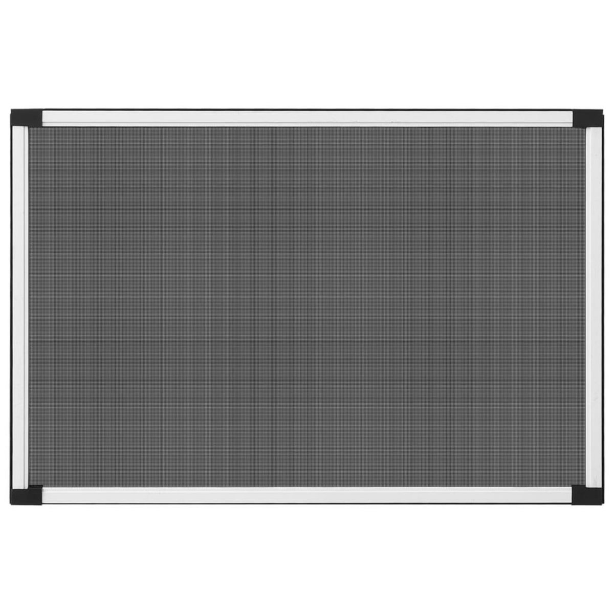 VIDAXL Moustiquaire extensible pour fenetres Blanc (75-143)x50 cm