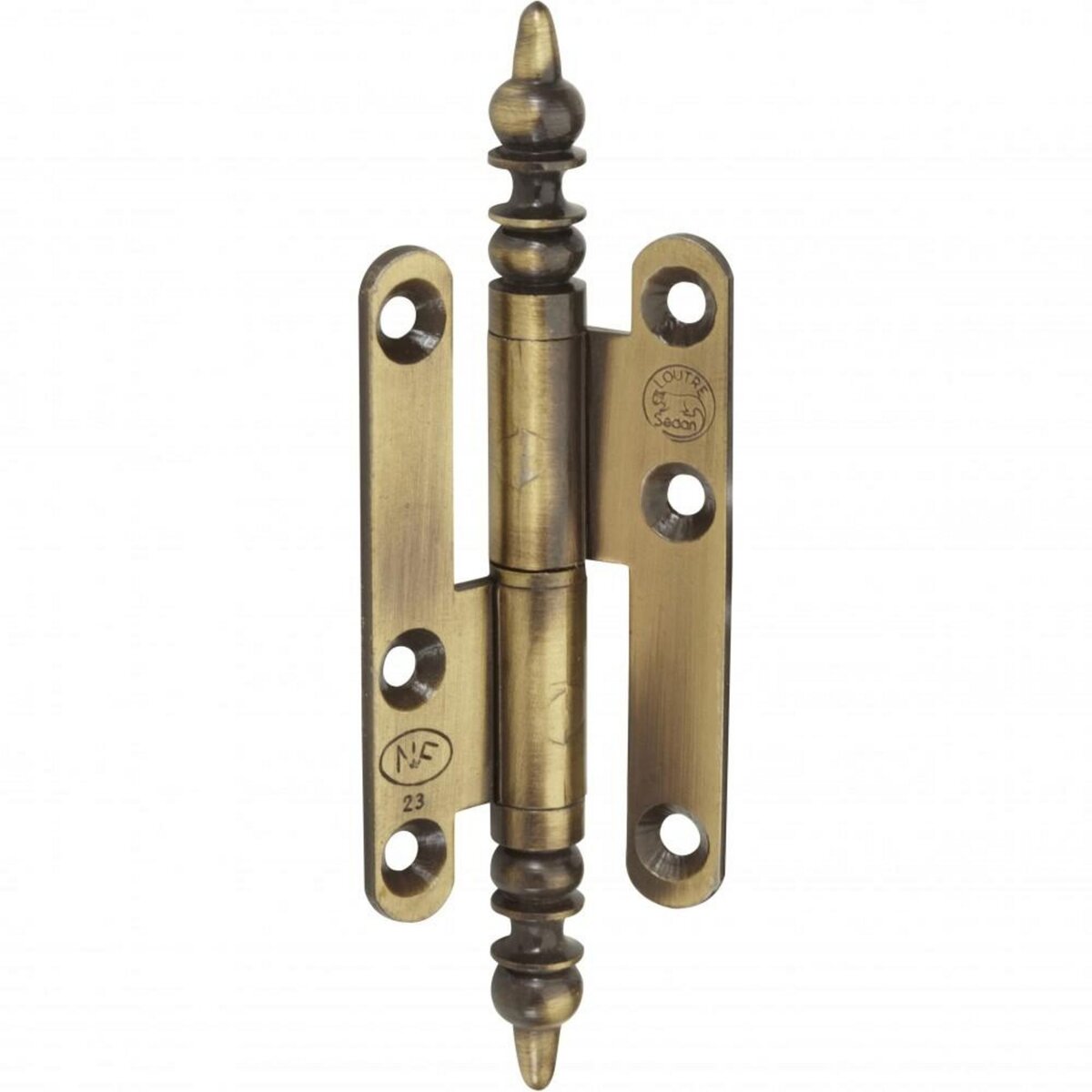 CENTRALE BRICO Paumelle acier pour meuble HETTICH, L.80 x l.45 mm