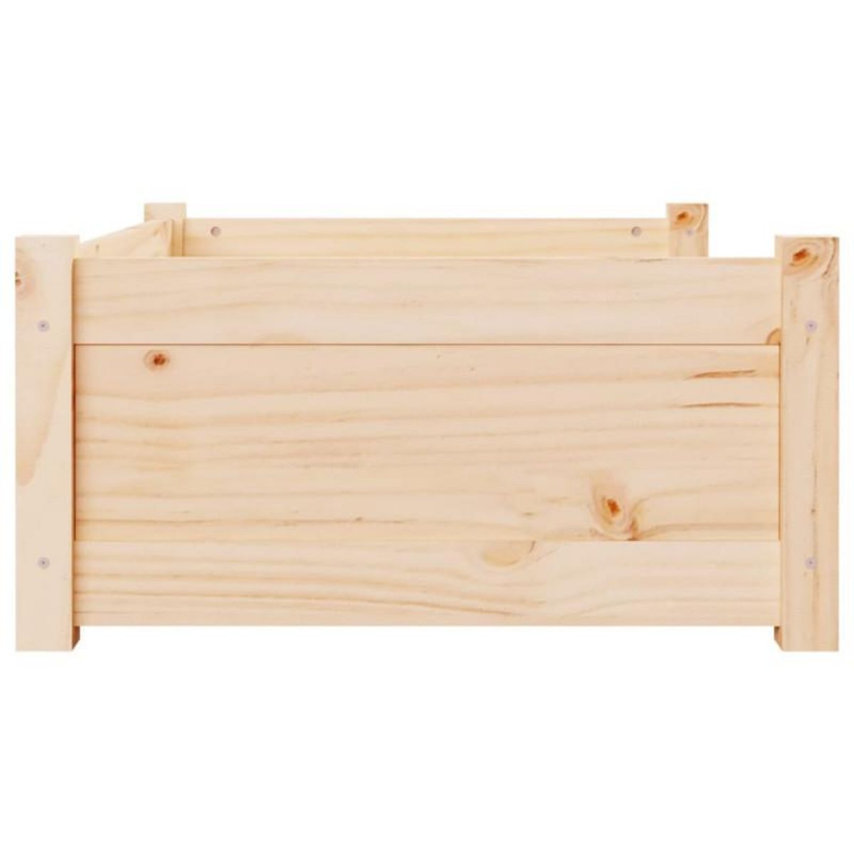 VIDAXL Lit pour chien 75,5x55,5x28 cm Bois massif de pin