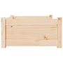 Voir la diapositive 6 : VIDAXL Lit pour chien 75,5x55,5x28 cm Bois massif de pin