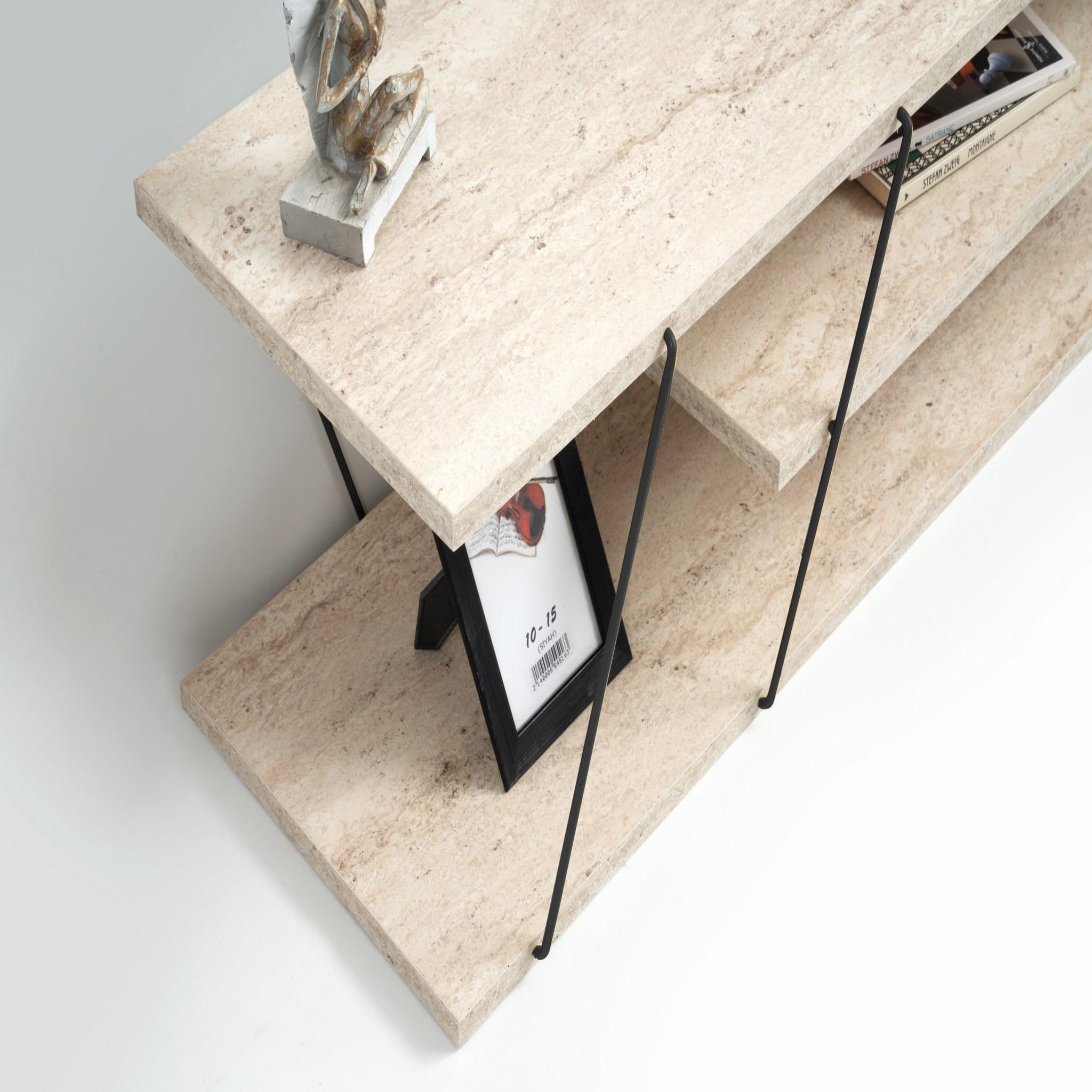 Voir la diapositive 4 : Habitat et Jardin Meuble tv en bois  canaz  - 120 x 30 x 33 cm - beige