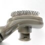 Voir la diapositive 2 : Paris Prix Brosse de Toilettage  Manche Ergonomique  19cm Gris
