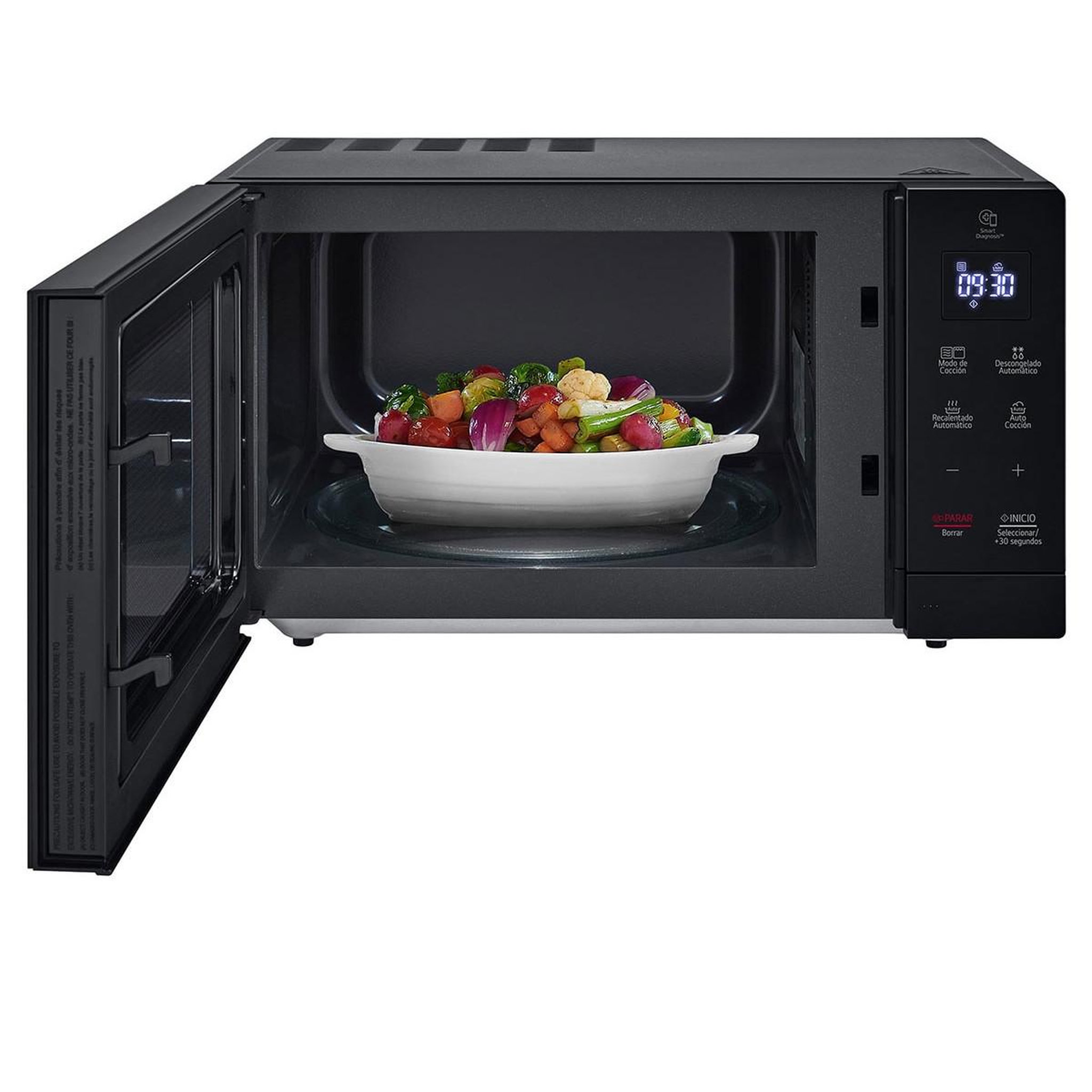 Voir la diapositive 3 : LG Micro-ondes gril 30l 1300w inox - mh7032jas