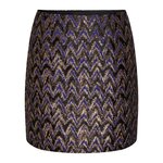 JACQUELINE DE YONG Jupe e à  otifs Femme JDY Ziggy. Coloris disponibles : Noir