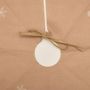 Voir la diapositive 4 : FEERIC LIGHT & CHRISTMAS Tapis pour sapin de Noël effet jute Père Noël - Diam 90 cm - Beige