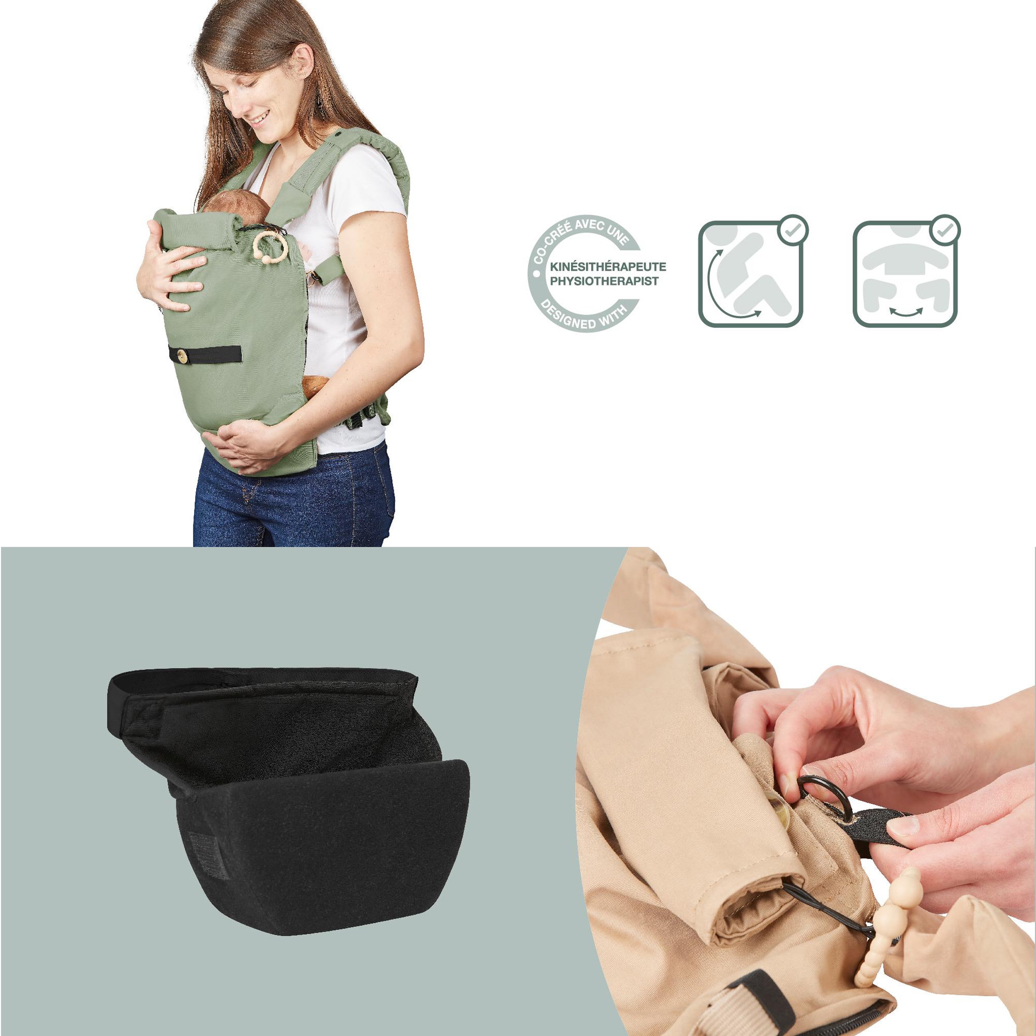 Voir la diapositive 4 : BABYMOOV Réducteur pour Porte-bébé MOOV & BOOST Babymoov - Système d'attache - Adapté Nouveau-né