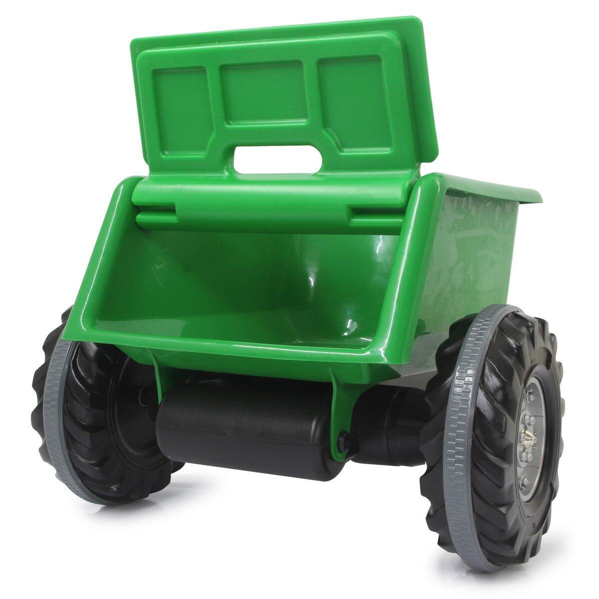 Voir la diapositive 2 : Jamara Remorque ride-on vert pour tracteur power drag