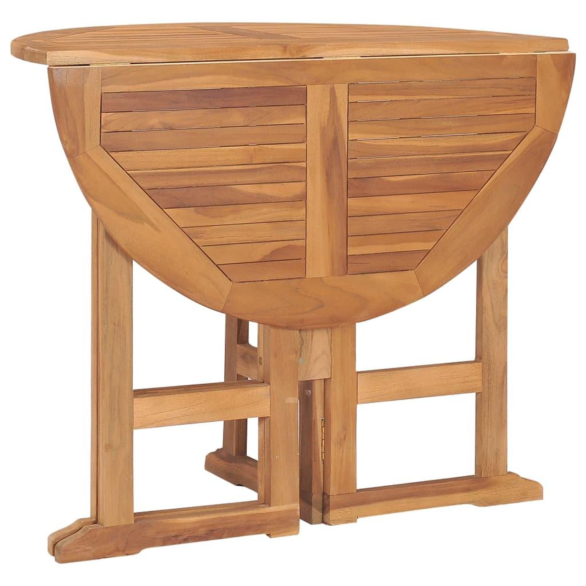 Voir la diapositive 5 : VIDAXL Ensemble a manger d'exterieur pliable 5 pcs Bois solide de teck