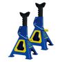 Voir la diapositive 3 : GOODYEAR Cric rouleur hydraulique + 2 chandelles à crémaillère 2T