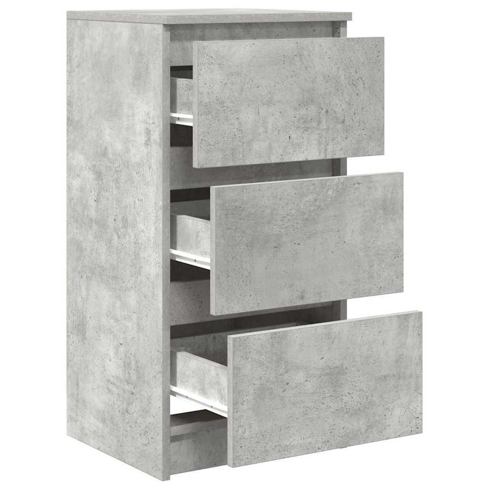 Voir la diapositive 5 : VIDAXL Buffet gris beton 37,5x35x76 cm bois d'ingenierie