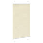 Voir la diapositive 3 : VIDAXL Store plisse creme 75x100 cm largeur du tissu 74,4 cm polyester